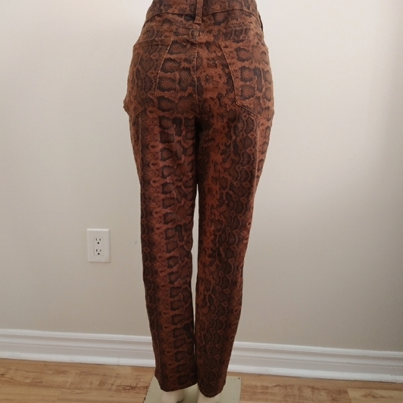 Ana Brown Snake Skinny Pants - Picture 4 of 7